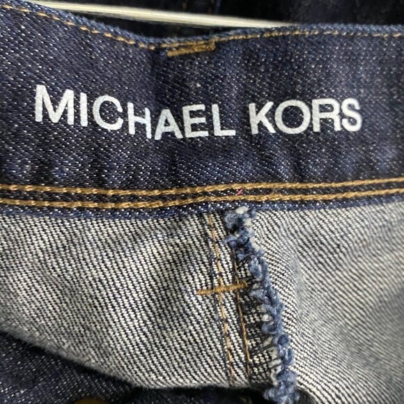 Michael Kors Jeans Women 32 Blue Denim Classic Dark Wash - Picture 8 of 11